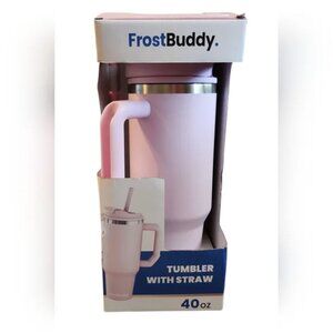FrostBuddy Thicc Buddy Insulated Stainless Steel Tumbler 40 Oz Ballet Slipper